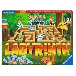 Ravensburger Spiel - Pokémon Labyrinth - Familienspiel für 2-4 Spieler ab 7 Jahren