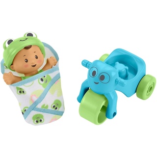 Fisher-Price Mattel – GNF59 Little People – Tricycle – Bundle 'n Play Spielset