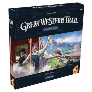 Asmodee Spiel, Familienspiel EGGD0006 - Great Western Trail  Rails to the North, ab..., Strategiespiel bunt