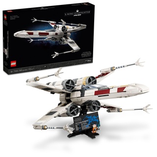 LEGO Star Wars Ultimate Collector Series X-Wing Starfighter 75355 Bausatz für Erwachsene, Star Wars Sammlung zum Bauen und Ausstellen mit Luke Skywalker Figur, lustige Geschenkidee für