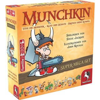 Pegasus Spiele 17035G Munchkin Fantasy Super-Mega-Set