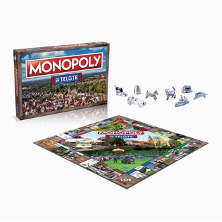 Winning Moves Spiel, Brettspiel »Monopoly - Telgte« blau