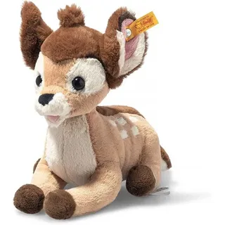 Steiff 024689 - Soft Cuddly Friends Disney Originals Bambi, Reh/Kitz, beige/mehrfarbig, 22 cm