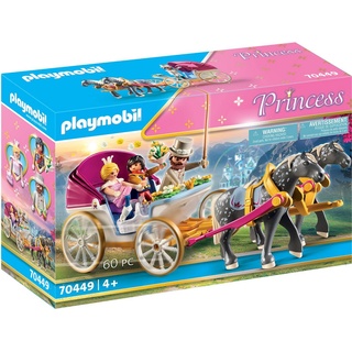 Playmobil® Konstruktions-Spielset Romantische Pferdekutsche (70449), Princess, (60 St), Made in Germany bunt
