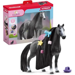 schleich HORSE CLUB 42620 Sofia's Beauties Quarter Horse Stute Styling Set - 8-Teiliges Spielset - Quarter Horse Stute, Beauty Horse Pferd mit Mähne, Pferde Spielzeug ab 4 Jahren