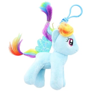 Carletto Ty 41105 - My Little Pony Clip - Rainbow Dash, Plüschtier, 10 cm