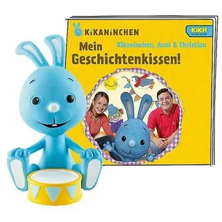 tonies Hörspielfigur Kikaninchen - Mein Geschicktenkissen, (1-St) blau