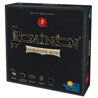 Rio Grande Games Spiel, Familienspiel 22501421 - Dominion® Sammlerbox (DE-Ausgabe), ab 13 Jahren, Strategiespiel bunt
