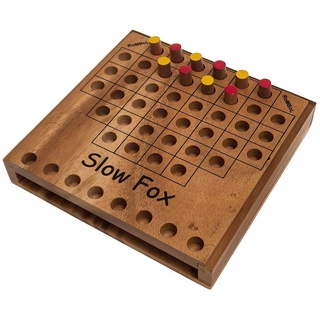 ROMBOL Slow Fox (Hartmut Kommerell, Deutschland, 2014) Holzspiel, Taktikspiel und Strategiespiel für 2 Personen