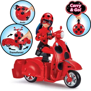 Bandai Miraculous Ladybug Scooter mit Puppe
