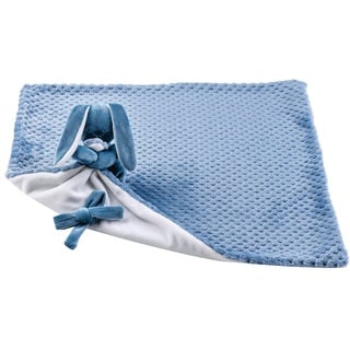 Nattou Schmusetuch XXL & Mini-Kuscheltier Hase Lapidou - Infinity Blue