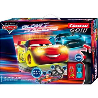 Carrera® Autorennbahn Carrera GO!!! - Disney Pixar Cars - Glow Racers (Streckenlänge 6,2 m) bunt