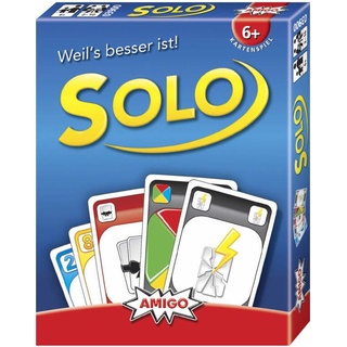 Amigo Solo Kartenspiel - Unterhaltsames Kartenspiel für 2-10 Spieler