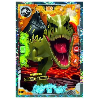 Blue Ocean Sammelkarte Lego Jurassic World 2 Karten - Sammelkarten Trading Cards (2022) -, Jurassic World 2 - XXL1 Gold Karte