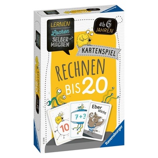 Ravensburger Spiel, Kinder Kartenspiel Lernen Lachen Selbermachen Rechnen bis 20 80349
