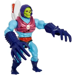 Masters of the Universe HDT23 - Origins Deluxe Skeletor mit Klauen, 14 cm große Actionfiguren, Figuren zum Spielen und Sammeln, Geschenk für Kinder ab 6 Jahren und erwachsene Sammler