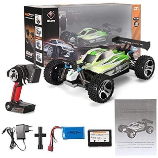 s-idee® 18131 A959-B RC Auto Buggy Monstertruck 1:18 mit 2,4 GHz Fahrzeug 70 km/h schnell, wendig, voll digital proportional 4x4 Allrad WL Toys ferngesteuertes Buggy Racing Auto