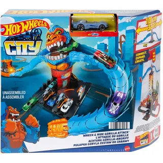 Hot Wheels City Spielset Nemesis (HDR30 Gorilla Angriff)