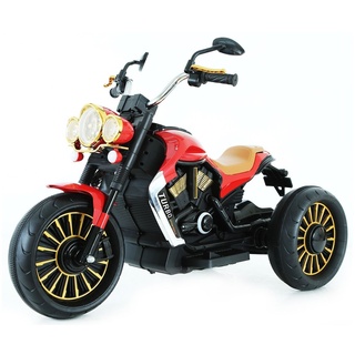 Chipolino Kinder Elektromotorrad TURBO, Bluetooth, MP3, USB, Lichter, bis 30 kg rot