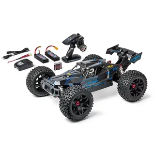 CARSON RC-Buggy Carson RC Virus Extreme 4S Brushless Buggy 2,4Ghz 100% 1:8 XL RTR Blau