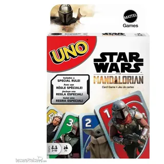 Mattel MATTHJR23 - Star Wars: The Mandalorian UNO Kartenspiel