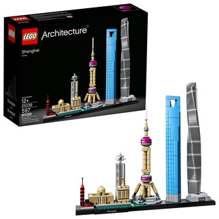 LEGO Architecture Shanghai 21039 Building Kit (597 Pieces)