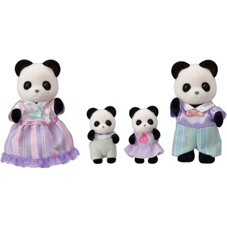 Sylvanian Families Panda-Pookie-Familie