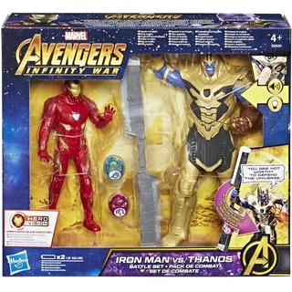 Hasbro Avengers E0559EW0 - Marvel 6 Zoll Thanos Actionfiguren-Spielset, Battle-Set