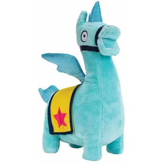 Jazwares Fortnite Plüschfigur Regenbogen Einhorn Lama 18 cm JAZFNT0153 - Blau