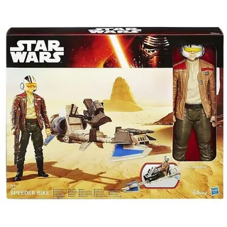 Hasbro Actionfigur Poe Dameron mit Speeder Figuren-Set