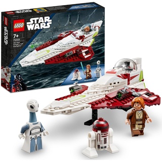LEGO® Konstruktionsspielsteine Obi-Wan Kenobis Jedi StarfighterTM (75333), LEGO® Star WarsTM, (282 St), Made in Europe bunt