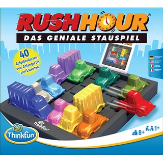 Rush Hour - Das Geniale Stauspiel Und Bekannte Logikspiel Von Thinkfun Für Jungen Und Mädchen Ab 8 Jahren