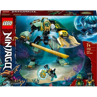 LEGO 71750 NINJAGO Lloyds Hydro-Mech, Unterwasser Set, Spielzeug für Jungen und Mädchen ab 7 Jahre mit 2 Ninja Mini-Figuren