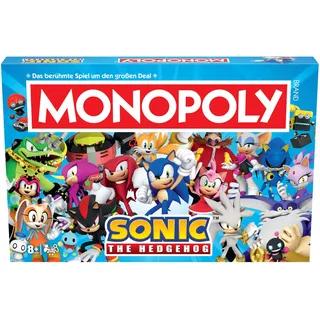 Winning Moves - Monopoly - Sonic - Brettspiel - Alter 8+ - Deutsch