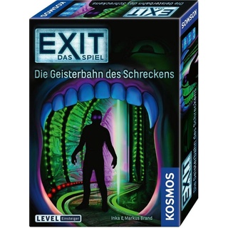 Kosmos Spiel, Rätselspiel EXIT, Die Geisterbahn des Schreckens, Made in Germany bunt