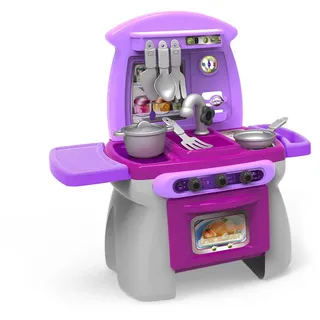 Chicos - Cook'Home My First Cook'Home Toy Kitchen : Kinderküche Inklusive 17 Zubehörteile : Besteck, Teller, Topf, Pfanne, Salzstreuer, Telefon und vieles mehr. +18 Monate (84018)