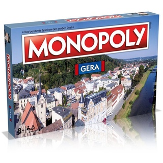 Winning Moves Spiel, Brettspiel »Monopoly - Gera« blau