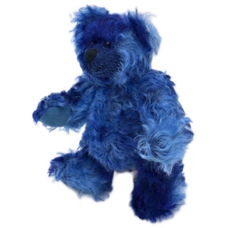 Kuscheltier Teddy-Bär für Sammler Sammlerartikel, 20 cm, Blau, 47430L