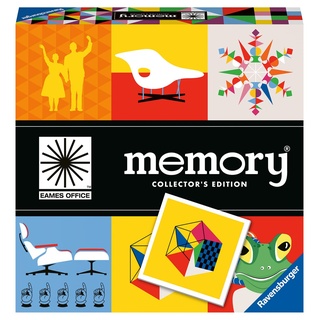 Ravensburger Collectors' memory EAMES – 27377 - Das weltbekannte Gedächtnisspiel mit einzigartigen Bildern des Designerpaares Ray und Charles Eames, ein besonderes memory für Kunst-Liebhaber