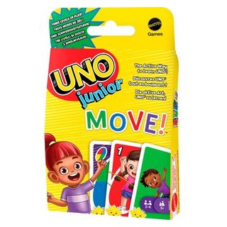 Mattel Kartenspiel HNN03, Uno Junior Move, ab 3 Jahre, 2-4 Spieler