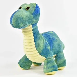 Kögler Plüsch Dino Dinosaurier Brachiosaurus Plüschtier Kuscheltier blau/grün