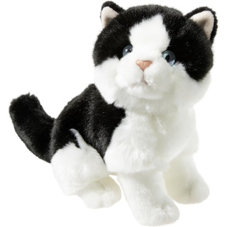 Heunec Katze 24cm weiß-schwarz (18 cm)