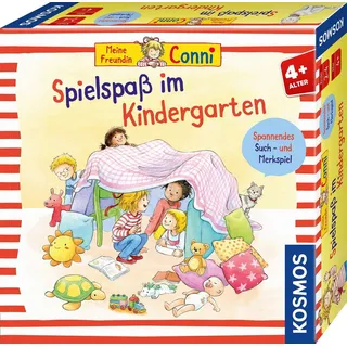 KOSMOS 682583 Meine Freundin Conni - Spielspaß im Kindergarten, spannendes Such- und Merkspiel, Kinderspiel für 2-4 Kinder ab 4 Jahre, Brettspiel für die Kleinsten