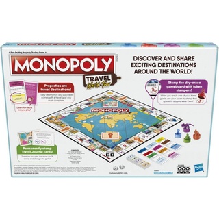 Hasbro Gaming Travel World Tour Monopoly Travel World Tour Board game Family (Finnisch)