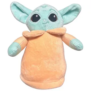 soma Kuscheltier Kuscheltier babyyodafigur 23 cm Plüschtier Baby Yoda Star Wars (1-St), Super weicher Plüsch Stofftier Kuscheltier für Kinder zum spielen grün