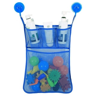 Lubgitsr Badorganizer Bath Toy Net Bad Spielzeug Organizer, Badewanne Spielzeugnetz (1 St) blau