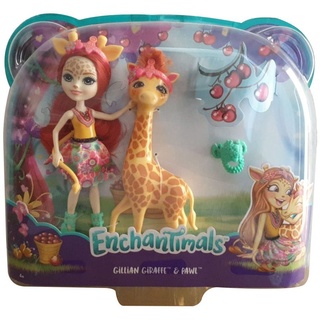 Enchantimals Anziehpuppe »Enchantimals FKY74 Themenpack Gillian Giraffe« (Set, 2-tlg) bunt