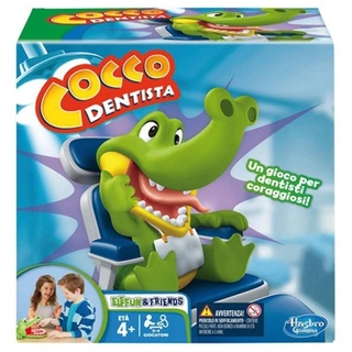 Hasbro Spiele - Kroko Doc, Geschicklichkeitsspiel, Kinderspiel ab 4 Jahren (italienische Version)