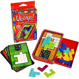 Thames & Kosmos - Ubongo! Brain to Go - Level: Anfänger - Einzigartiges Puzzlespiel - 1 Spieler - Strategie-Brettspiele für Erwachsene & Kinder, ab 8 Jahren, 696187