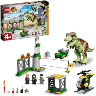 LEGO® Konstruktionsspielsteine T. Rex Ausbruch (76944), LEGO® Jurassic World, (140 St), Made in Europe bunt